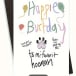 Birthday card from the cat on sale at YOrkshire Cat Rescue