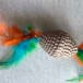 Egg feather cat toy on sale at Yorkshire Cat Rescue