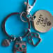 Crazy cat lady cat charms keyring for sale at Yorkshire Cat Rescue