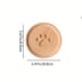 Wood coaster with paw print engraved on sale at Yorkshire Cat Rescue